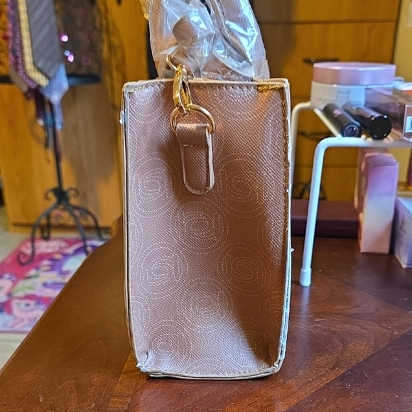 Bebe Pink and Tan Tote Bag - Picture 4 of 6